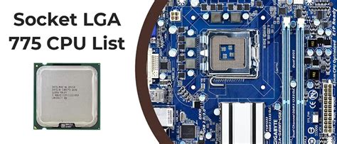 lga 775 best cpu list